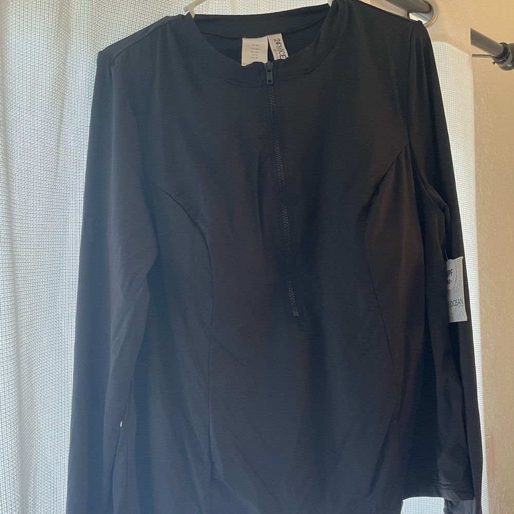 NWT women’s rash guard / swim shirt 18w